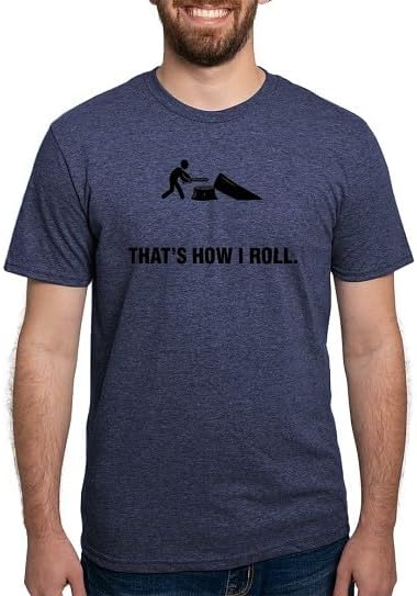CafePress Logger T Shirt Men's Deluxe Tri-Blend T-Shirt - Heather Navy