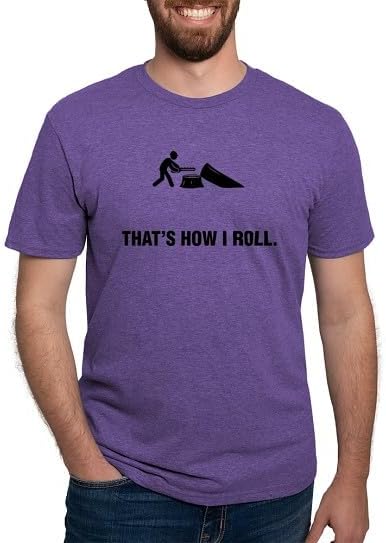 CafePress Logger T Shirt Men's Deluxe Tri-Blend T-Shirt - Heather Purple