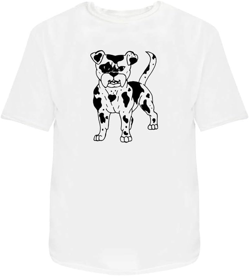 Azeeda 'American Bulldog' Unisex Cotton T-Shirt (TA021853) - White