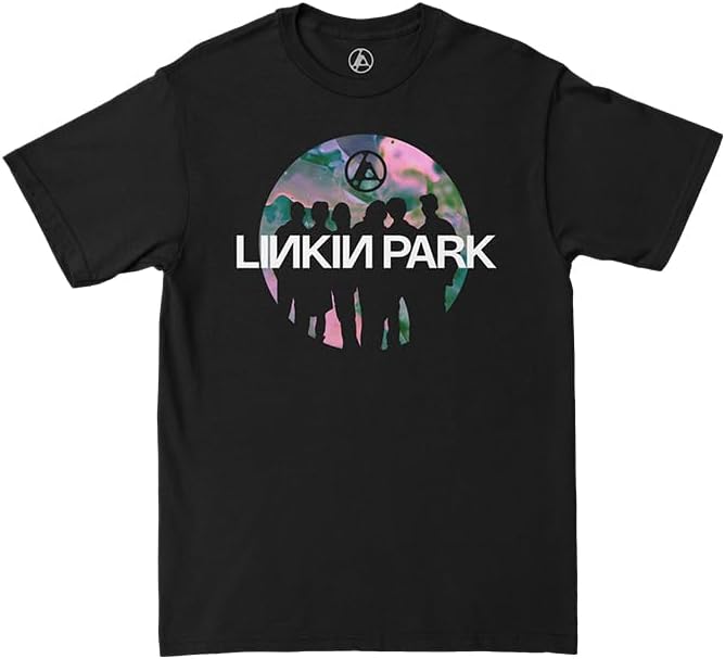 Linkin Park Unisex Adult Linkin Park from Zero Official Merch Silhouettes Tee - Black