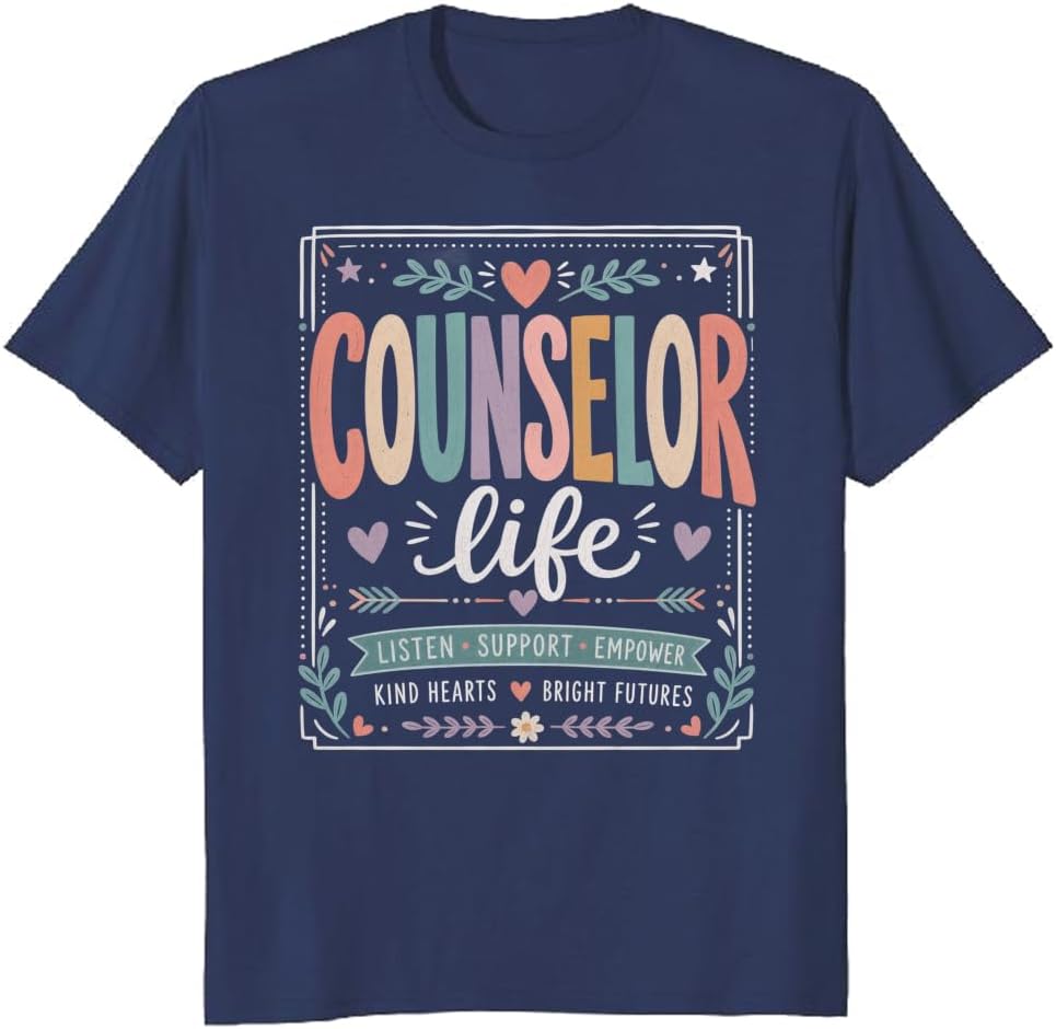Counselor Crew You Matter School Kindness Mental Health Support T-Shirt - S3