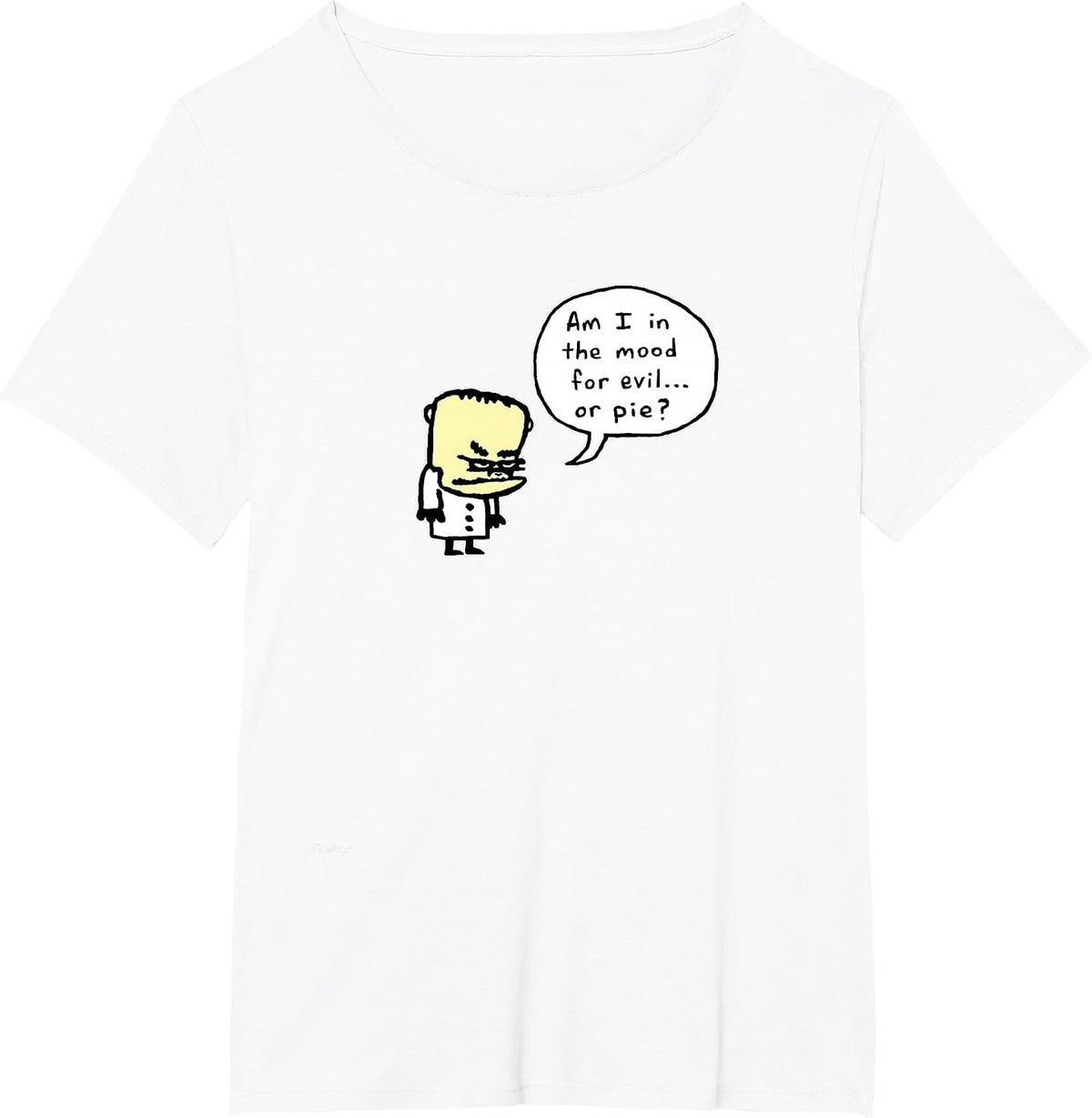 Evil or Cake Dr. Strangegutt T-Shirt - White
