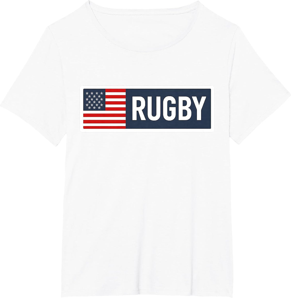 USA Rugby American Flag T-Shirt - White