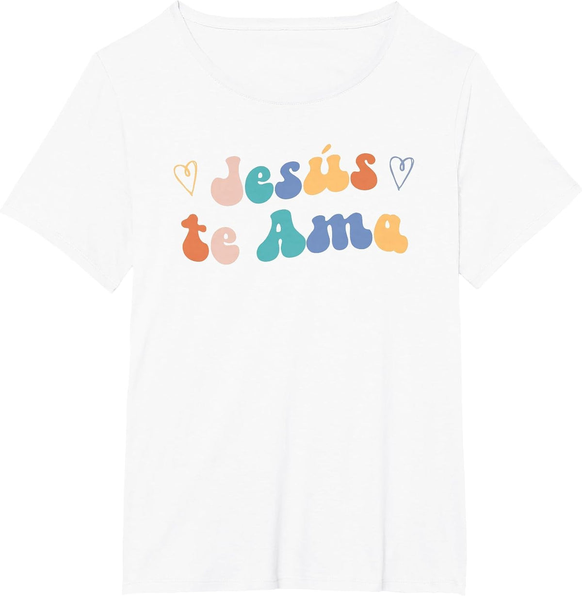 Jesus te AMA | Spanish Inspiring Loving Quote T-Shirt - White