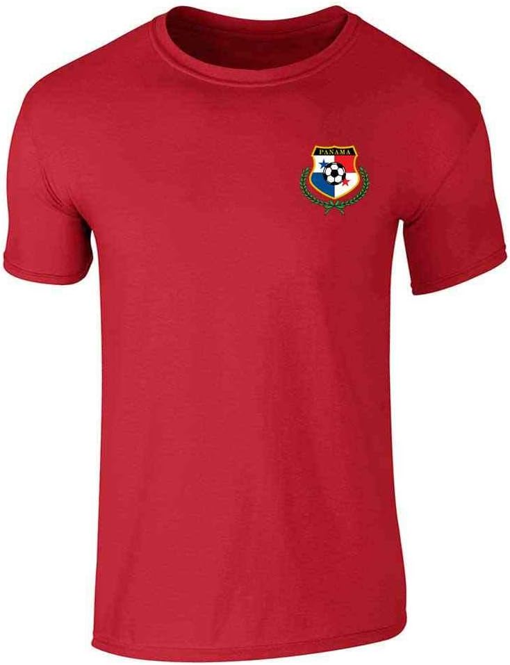 Retro Soccer Shield and Ball Fan T-Shirt Adult T-Shirt - Sstee | Red
