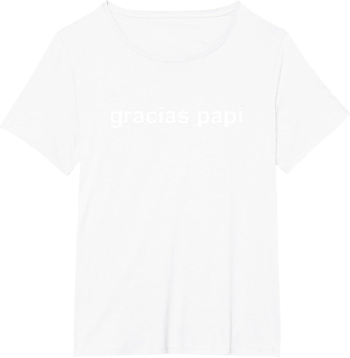 Gracias Papi Zesty Gym Meme Workout Funny T-Shirt - White