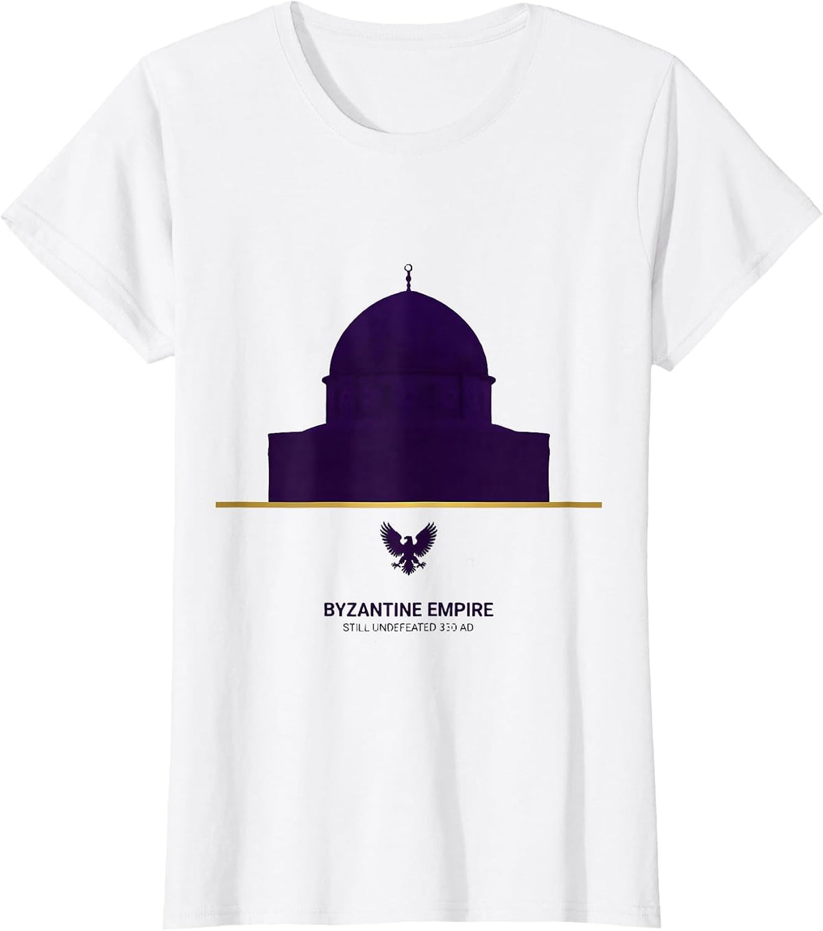 Byzantine Empire, Still Undefeated 330 AD History Teacher T-Shirt - White