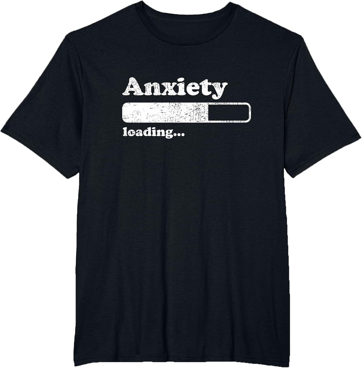 Funny Anxiety Shirts Introvert Social Anxiety T-Shirt - Black