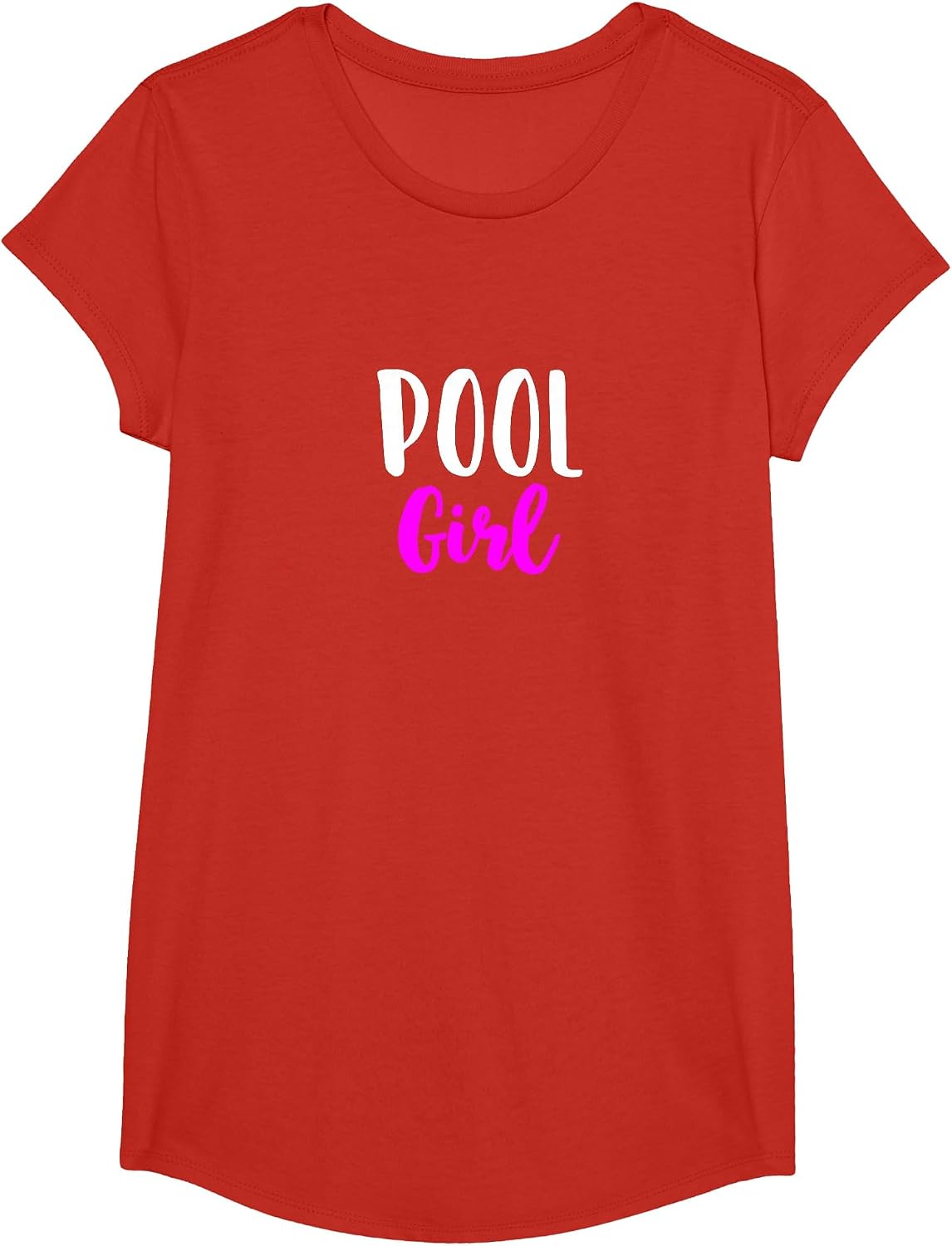Pool Girl Billiard Player Women Funny Cute T-Shirt - Girls Red