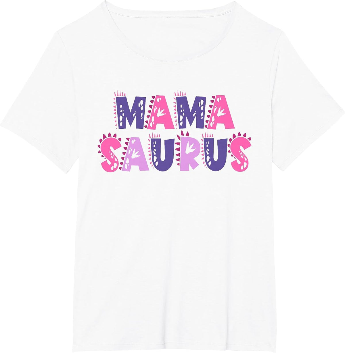 Mama Saurus Matching Family Birthday Dinosaur Men Women Kid T-Shirt - White
