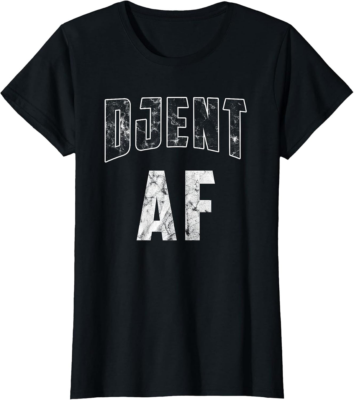 Djent AF T-Shirt Heavy Metal Djent Music Tee - Black