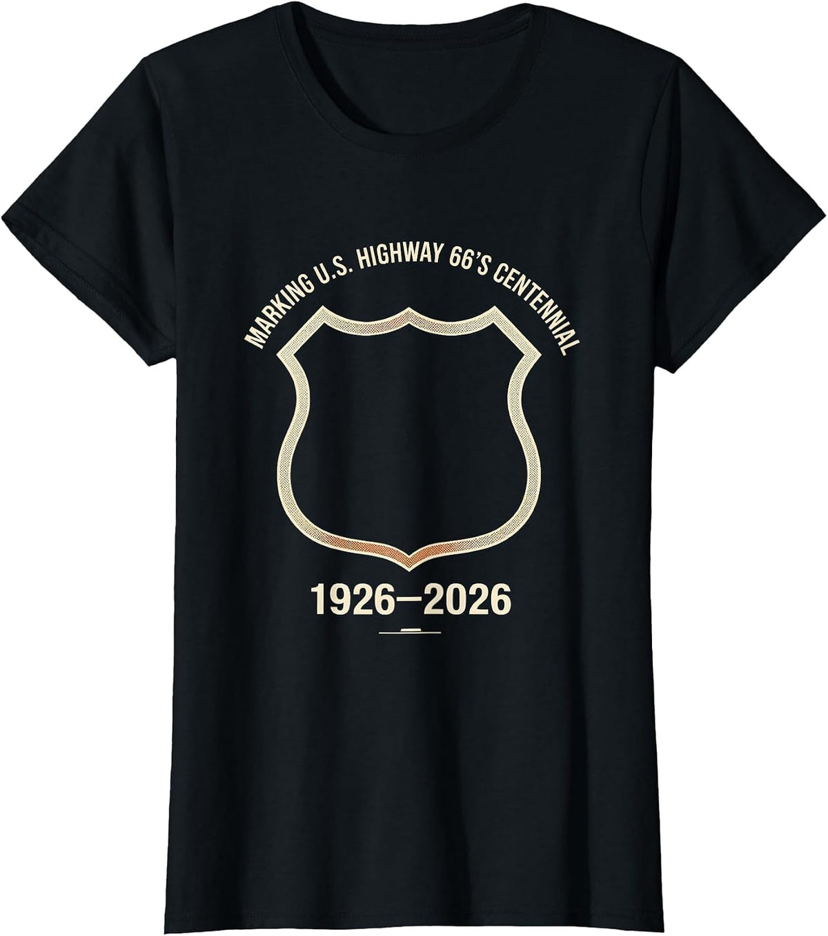 Women's Marking U.S. Highway 66's Centennial, 1926–2026 Vintage T-Shirt - Black