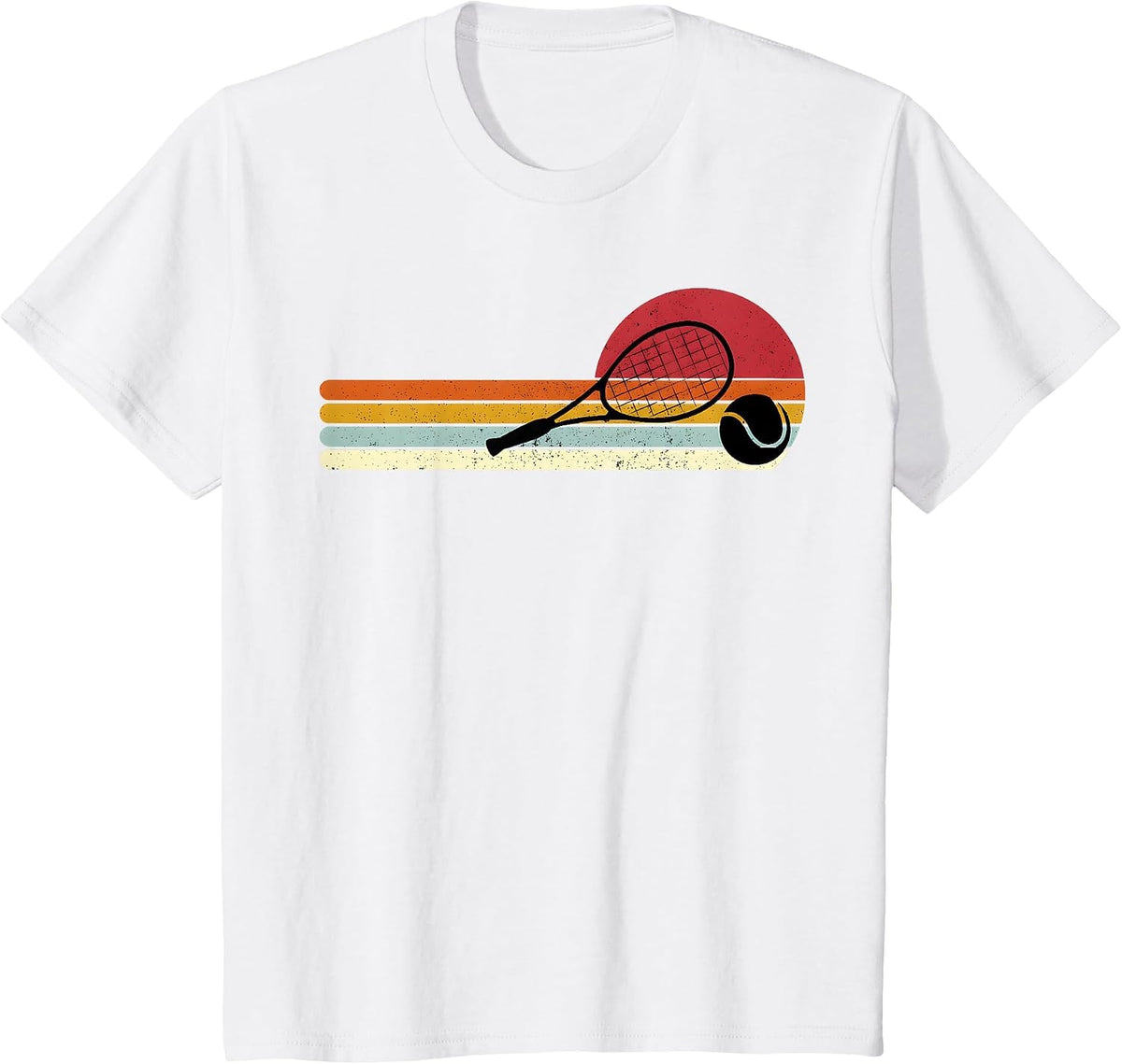 Tennis Sunset T-Shirt - White