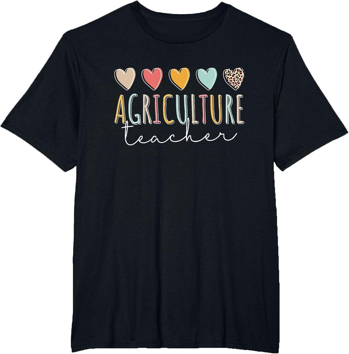 AG Teacher Future Farmer Agriculture Teacher T-Shirt - Black