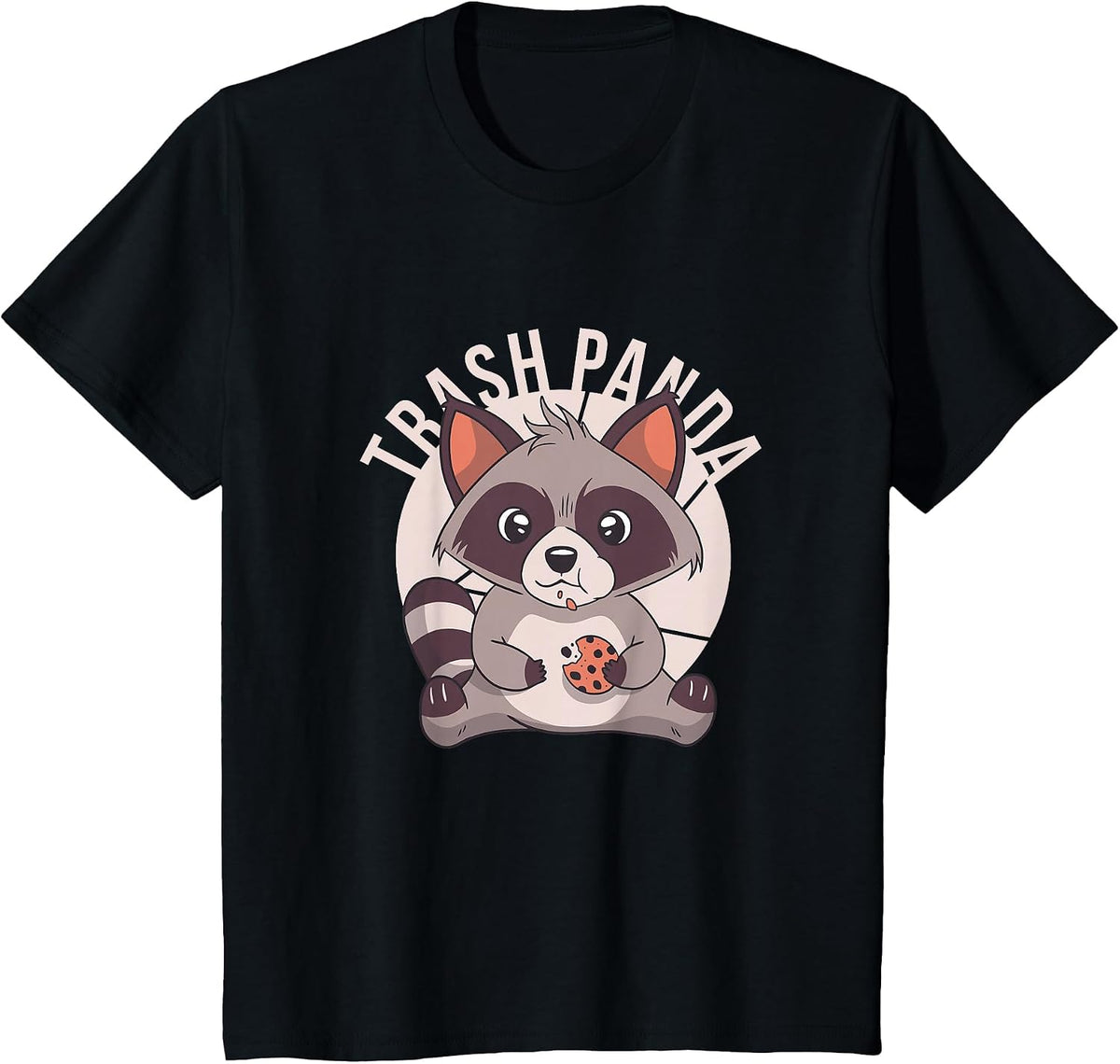 Trash Panda Funny Raccoon T-Shirt - Black