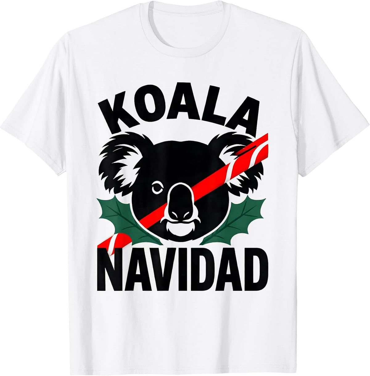 Men's Koala Navidad Funny Koala Lover Christmas Pun Gift T-Shirt - White