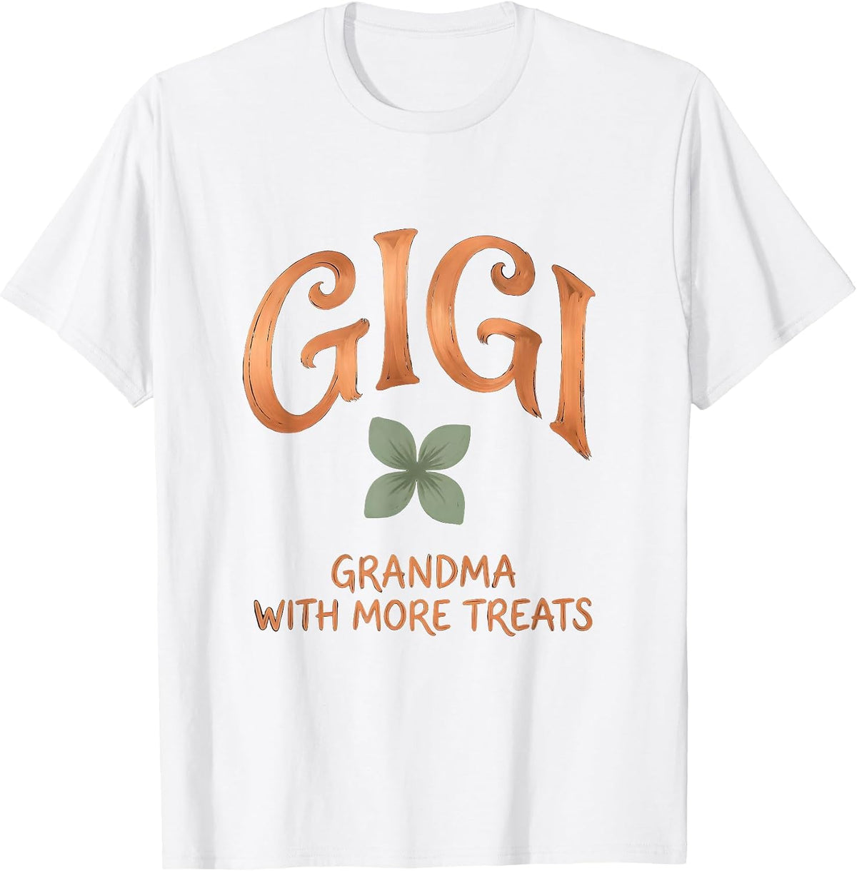 Men's Gigi Grandma With More Treats Funny Grandma Gift Boho T-Shirt - White