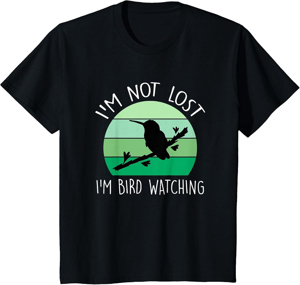 Birding Ornithology Bird Watcher T-Shirt - Black