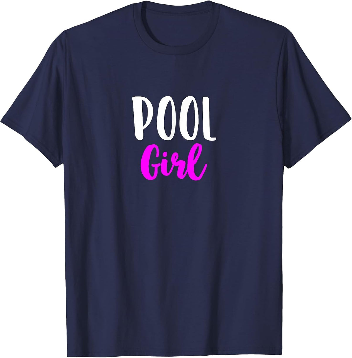 Pool Girl Billiard Player Women Funny Cute T-Shirt - Navy Blue