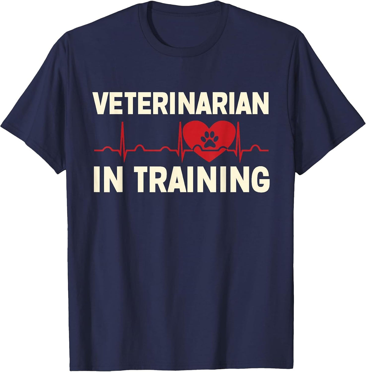 Future Veterinarian Veterinarian in Training T-Shirt - Navy Blue