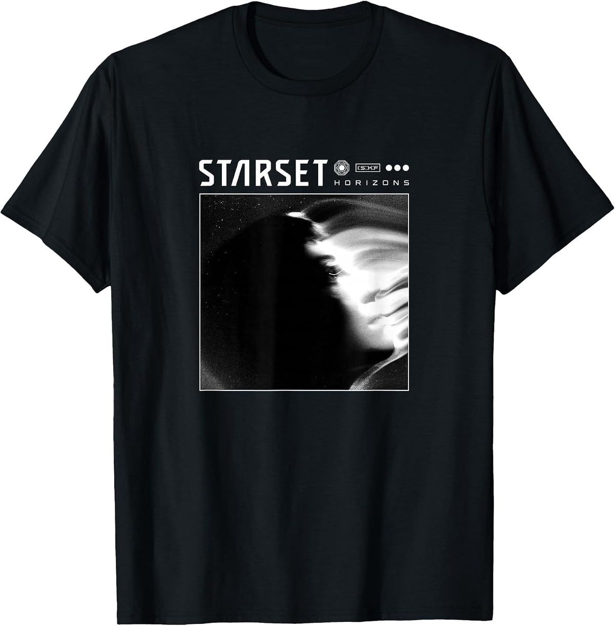 Starset - Grayscale Horizons T-Shirt, Men, Black, Small - As Pictured