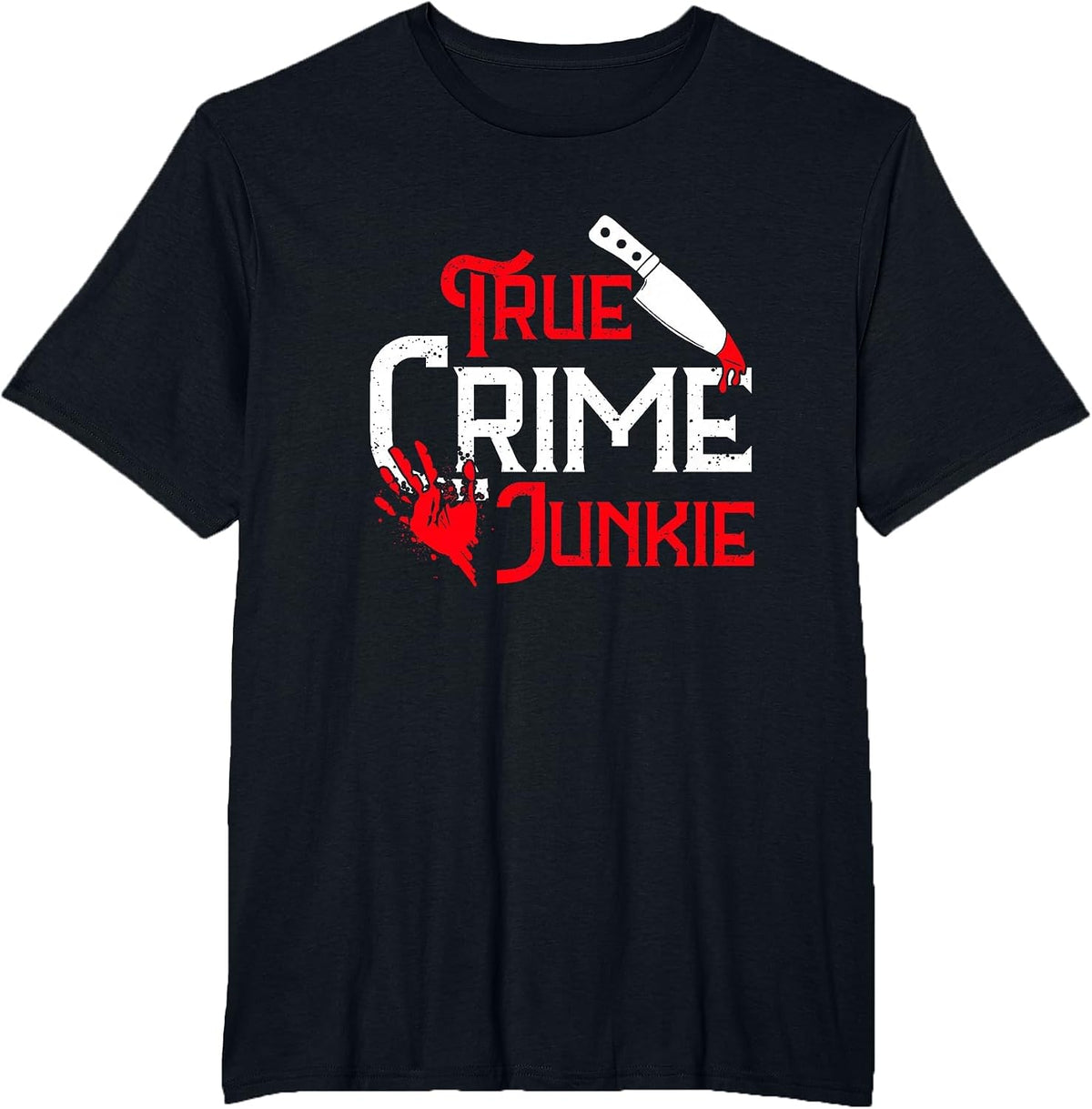 True Crime Junkie True Crime T-Shirt - Black