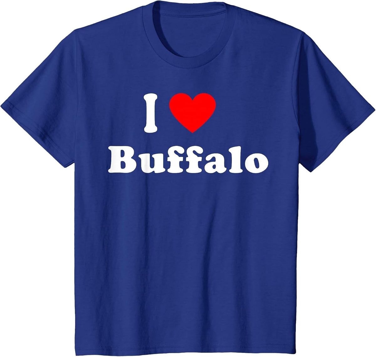 I Love Buffalo City NY Hometown Matching Classic T-Shirt - Royal Blue