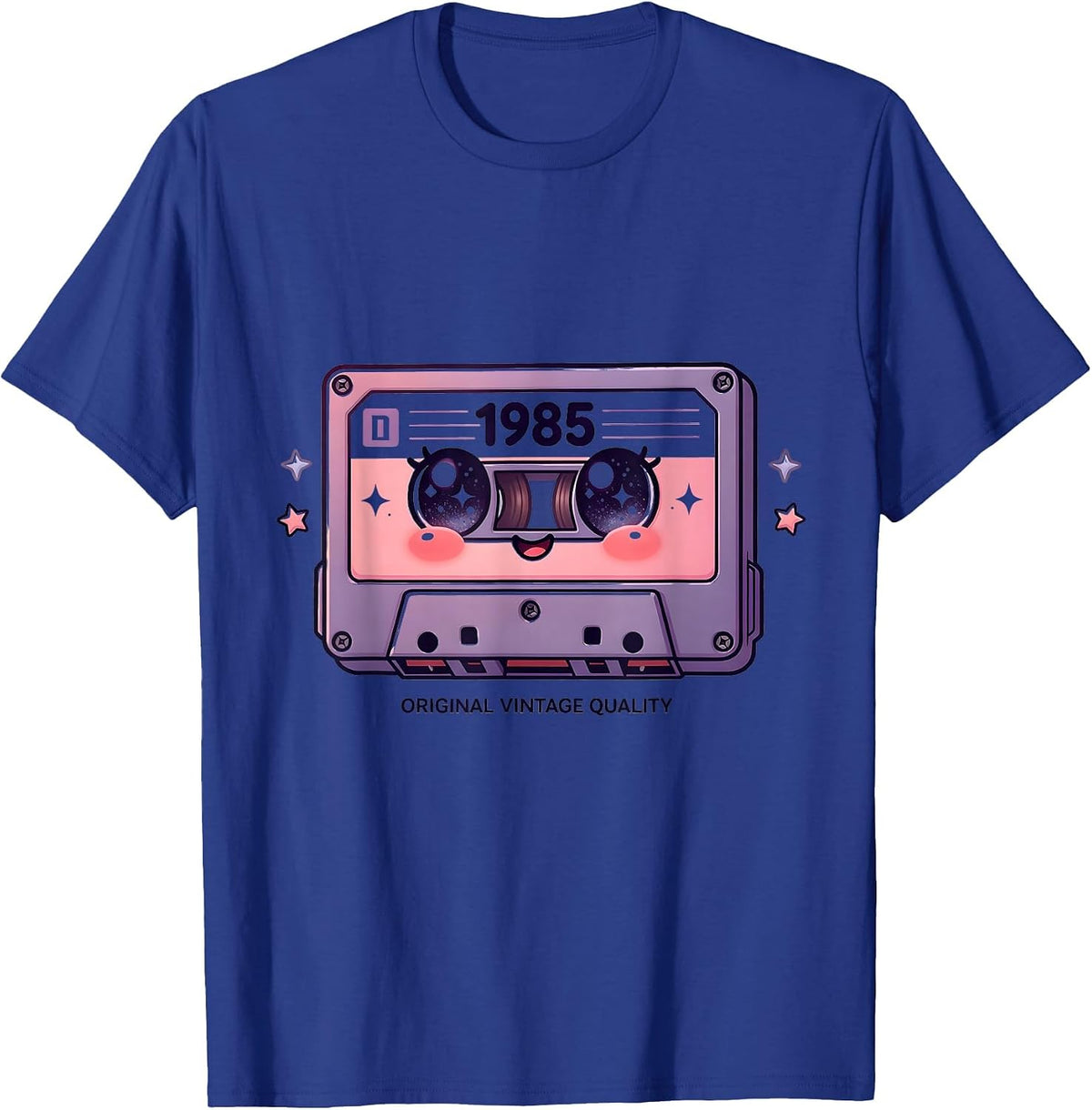Original Vintage Quality 1985 Classic Retro Design T-Shirt - Royal Blue