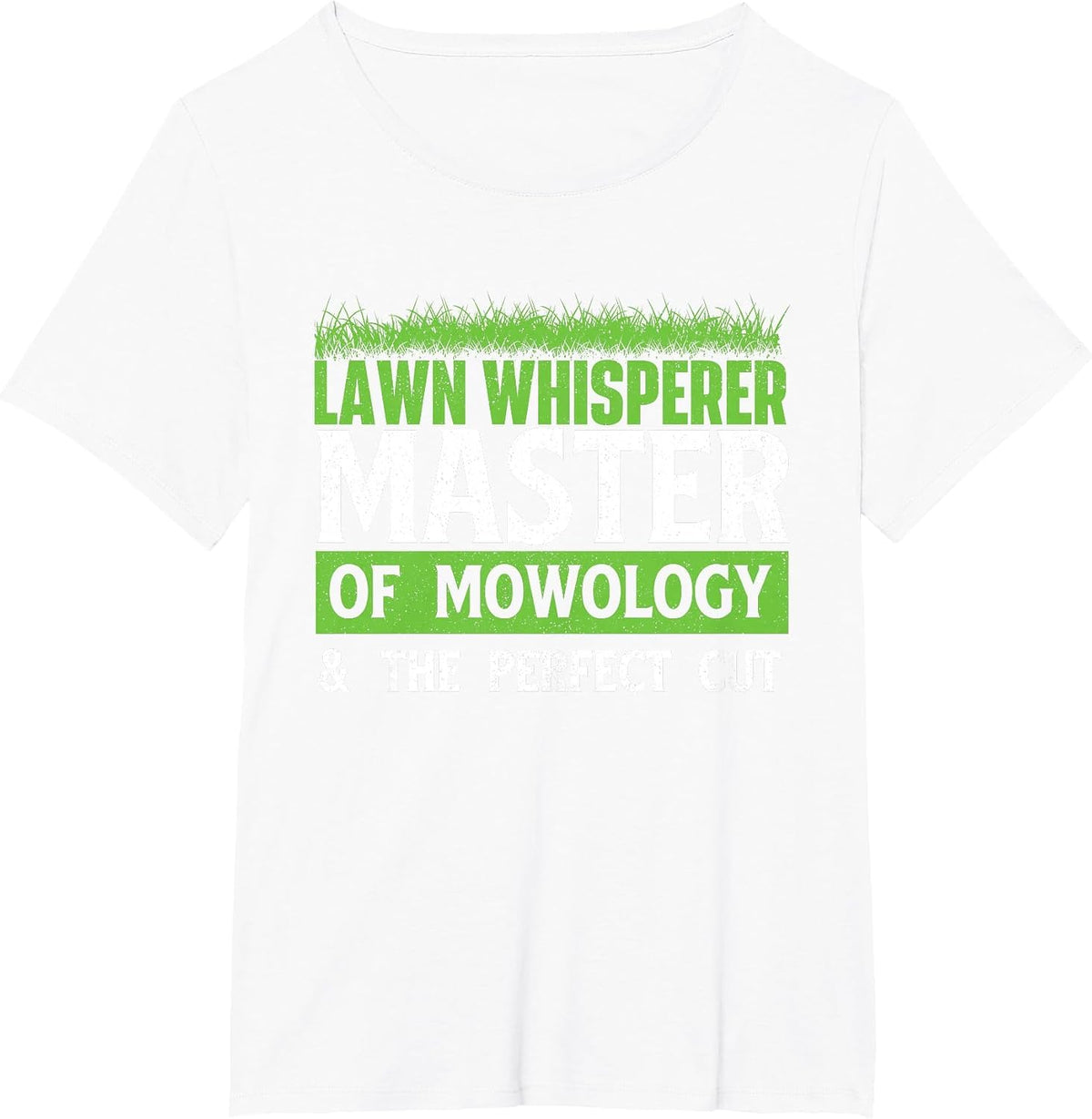 Lawn Whisperer - Landscaper Groundskeeper Gardener Mowing T-Shirt - White