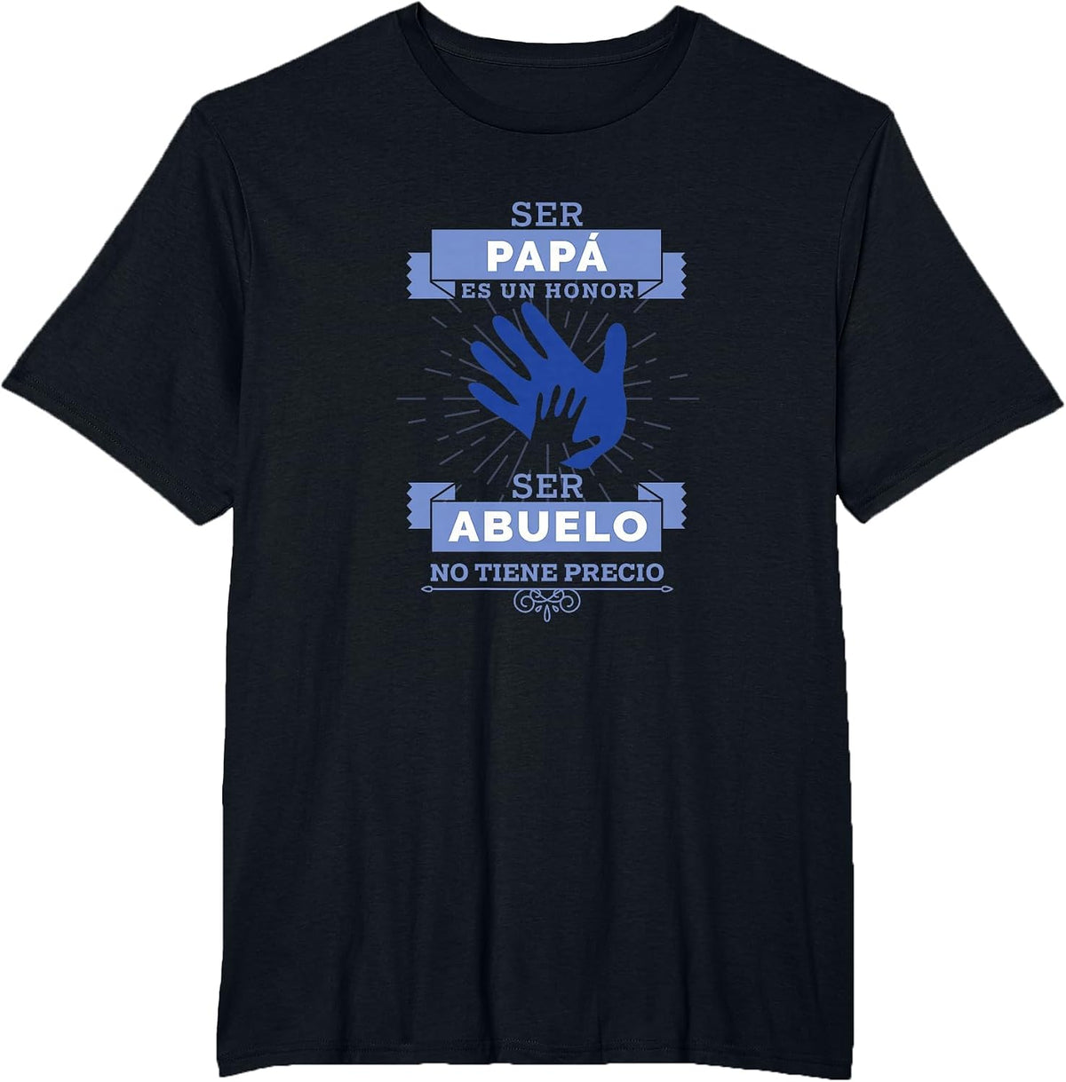 Camisa de Hombre para Padres y Abuelos este Dia del Padre T-Shirt - Black