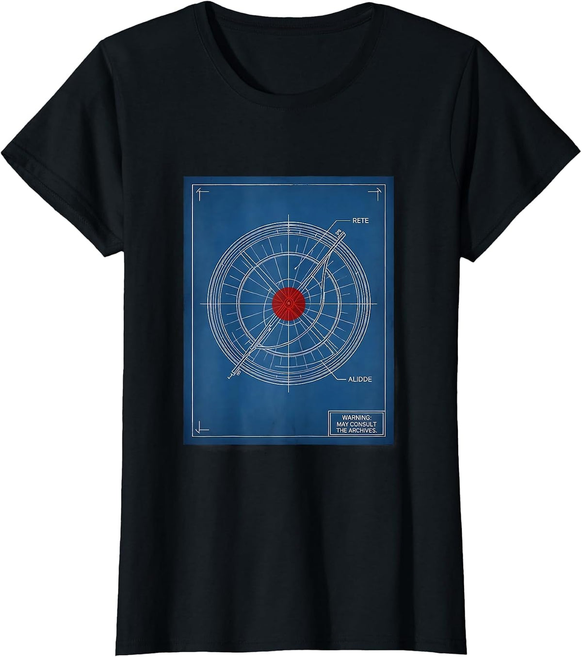 Warning: May Consult The Archives Funny History Teacher Gift T-Shirt - Black