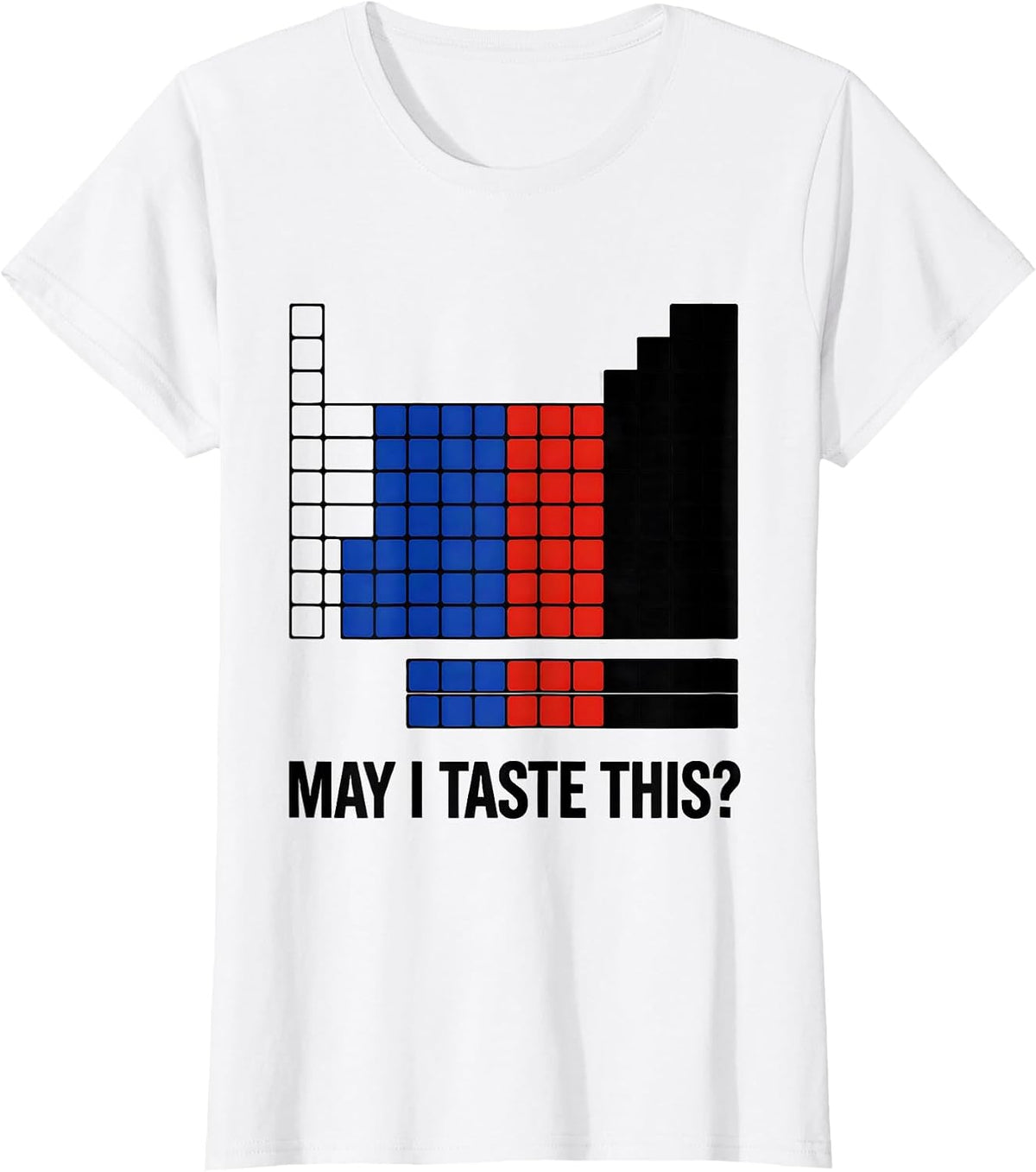 May I Taste This Funny Periodic Table Chemistry Teacher Gift T-Shirt - White