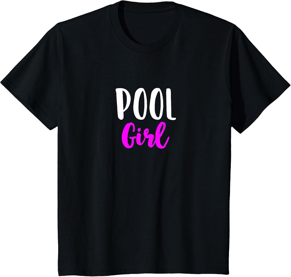 Pool Girl Billiard Player Women Funny Cute T-Shirt - Black