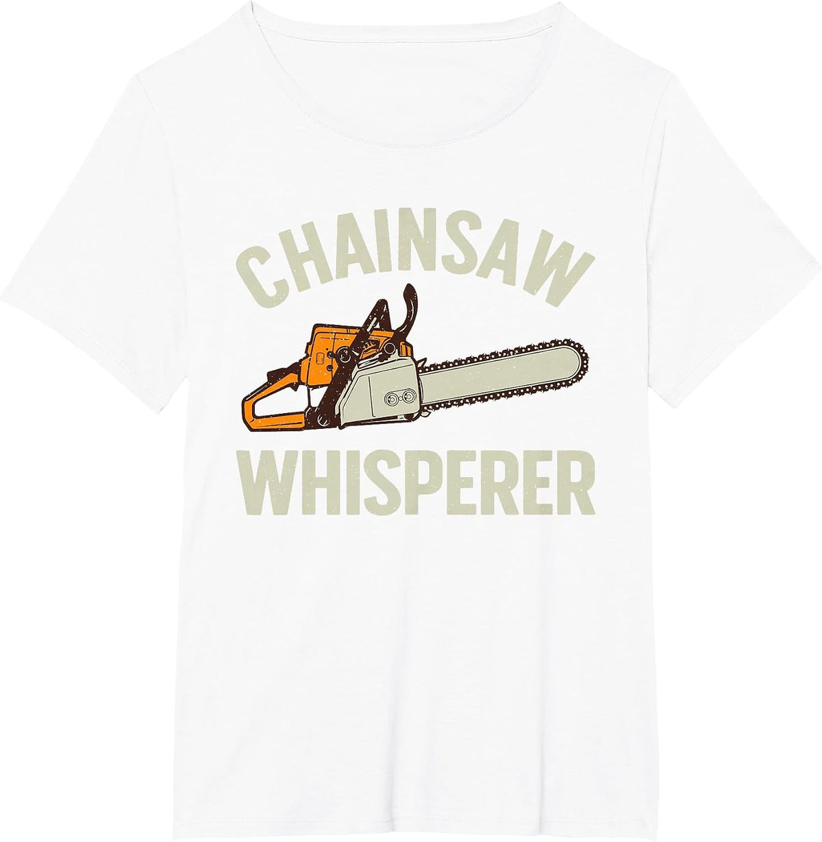 Funny Lumberjack for Men Women Logger Lumberjack Chainsaw T-Shirt - White