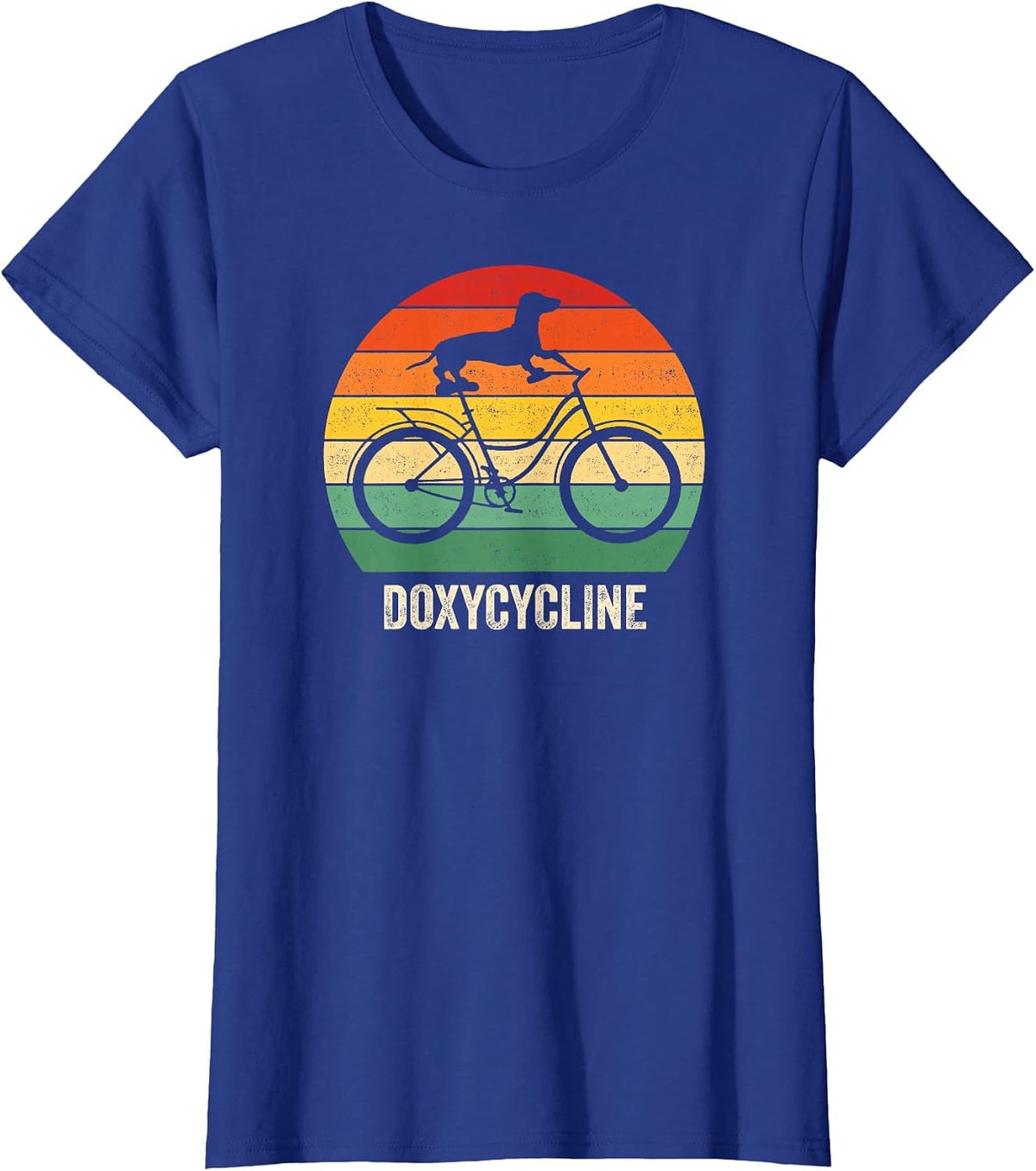 Doxycycline – Funny Pharmacy Vet Tech Dachshund T-Shirt - Royal Blue
