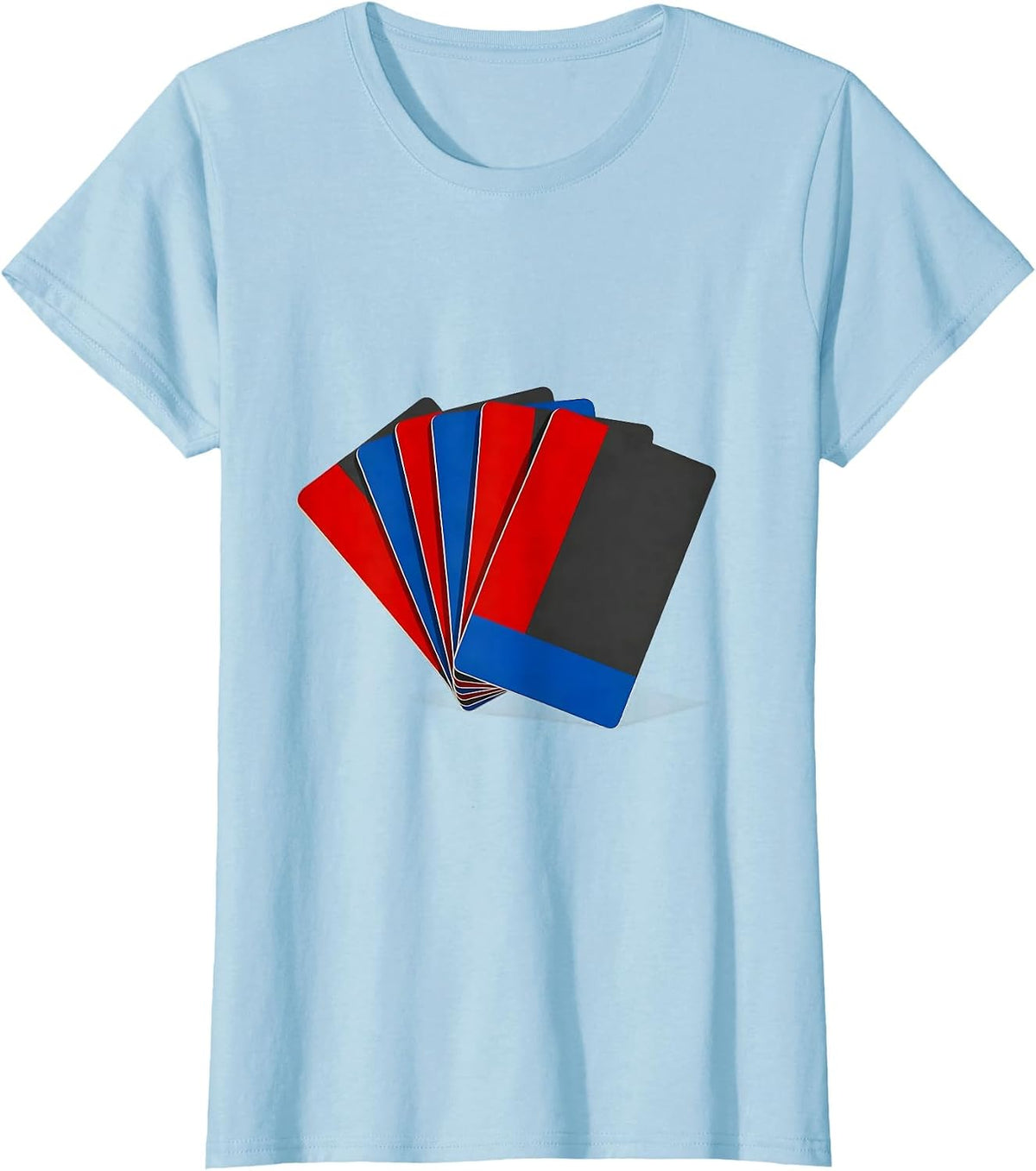 Women's Flags World Geography Enthusiast Minimalist Gift T-Shirt - Baby Blue