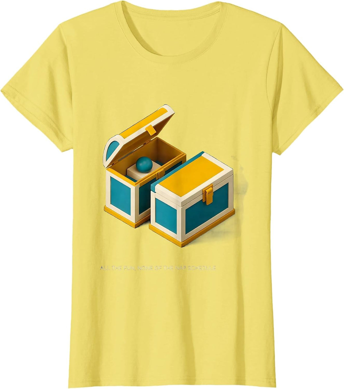 All The Fun None Of The Nap Schedule Funny Uncle Gift T-Shirt - Lemon Yellow