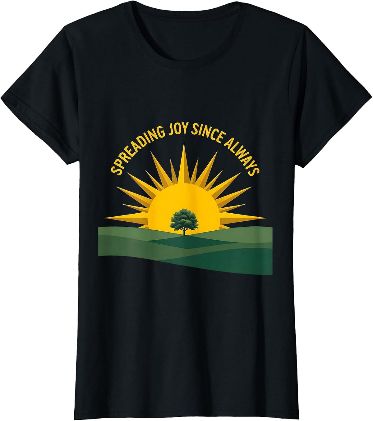 Spreading Joy Since Always Preschool Teacher T-Shirt - Black