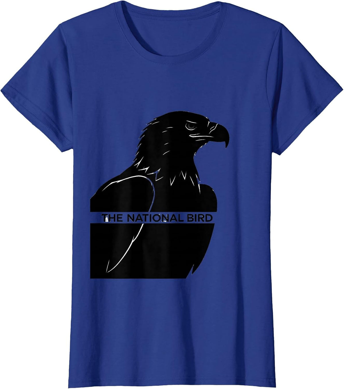 Women's The National Bird Eagle Faith Christian Gift T-Shirt - Royal Blue