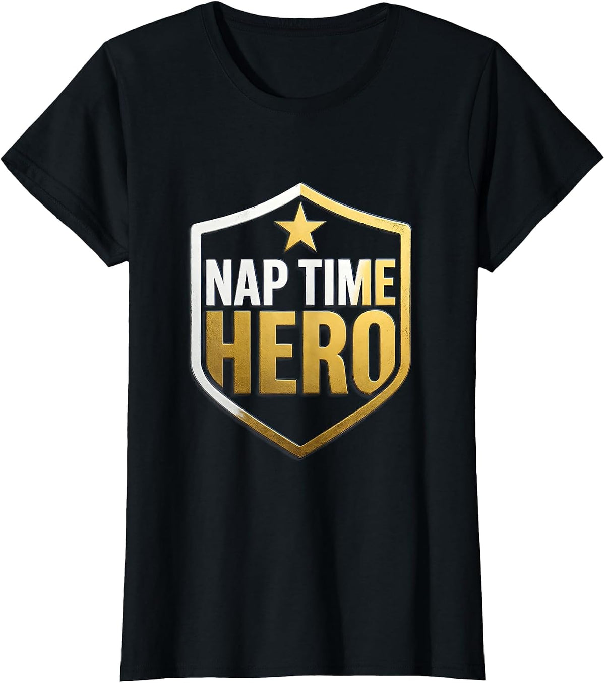 Nap Time Hero Preschool Teacher Design T-Shirt - Black