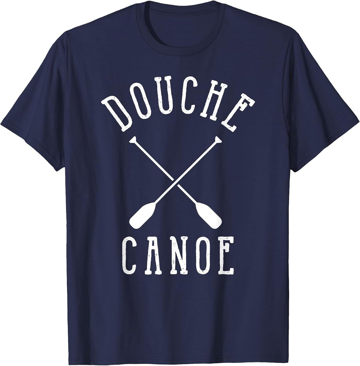 Canoe Shower T-Shirt - Navy Blue