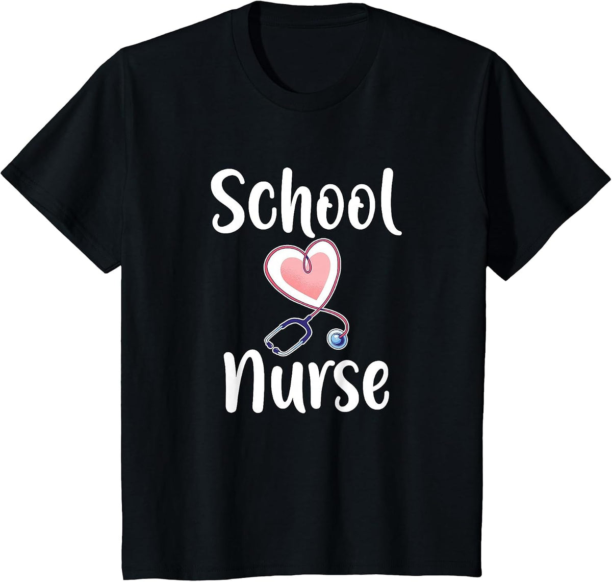 School Nurse T-Shirt - Black