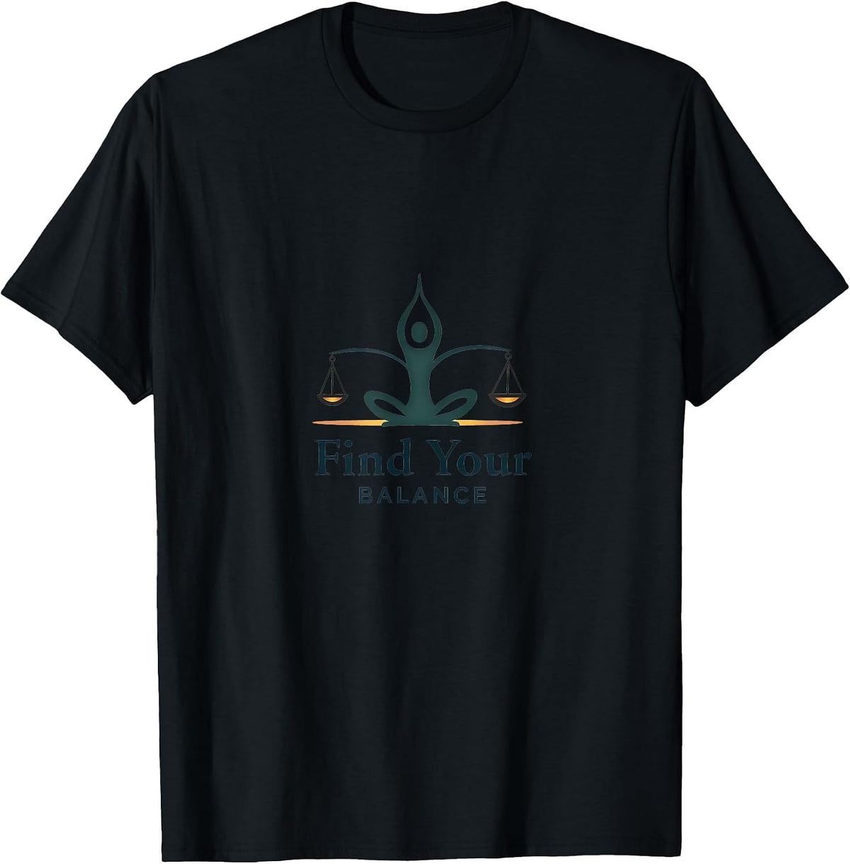 Mademark Yoga & Namaste T-Shirt - Black-find Your Balance