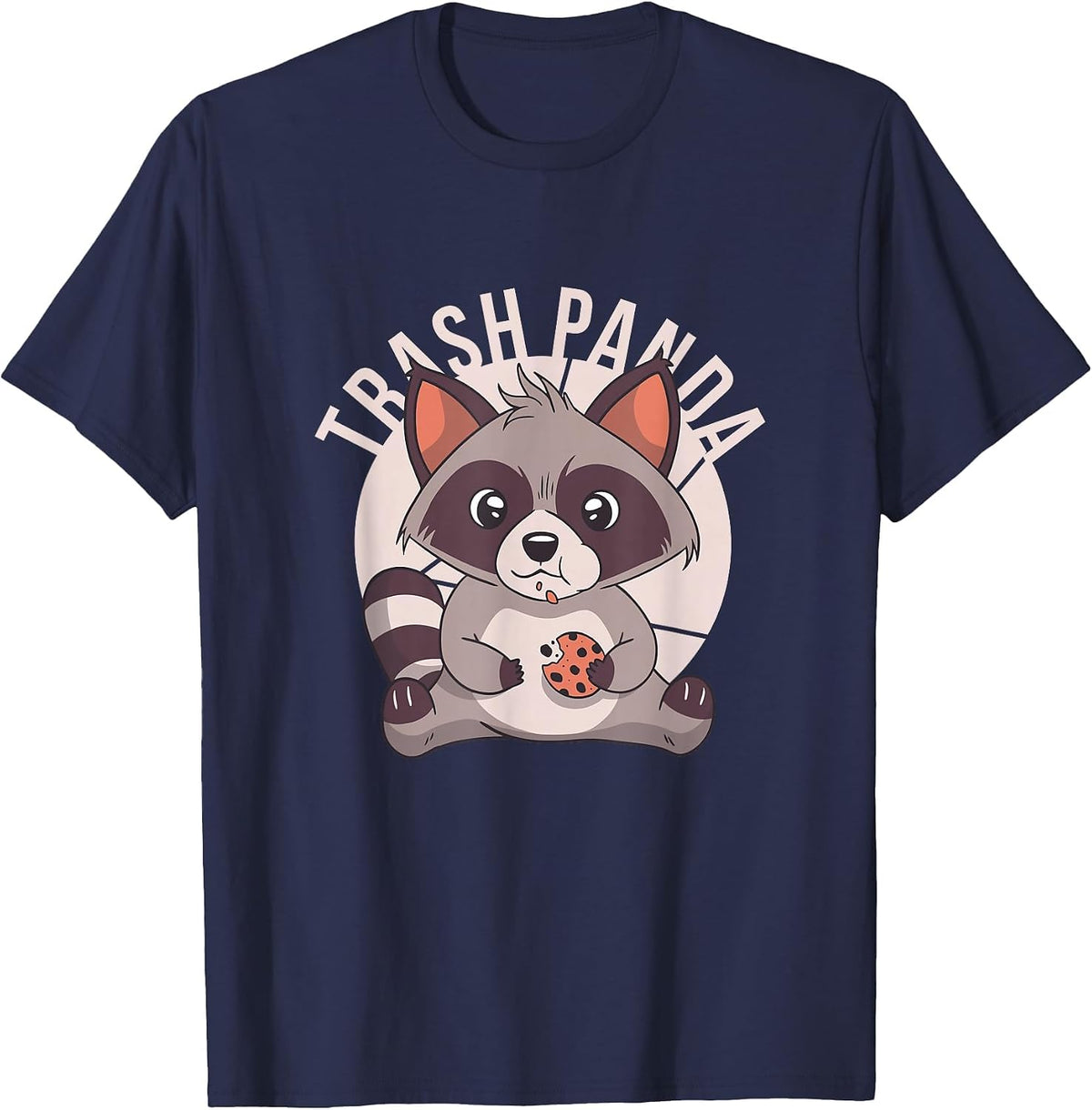 Trash Panda Funny Raccoon T-Shirt - Navy Blue