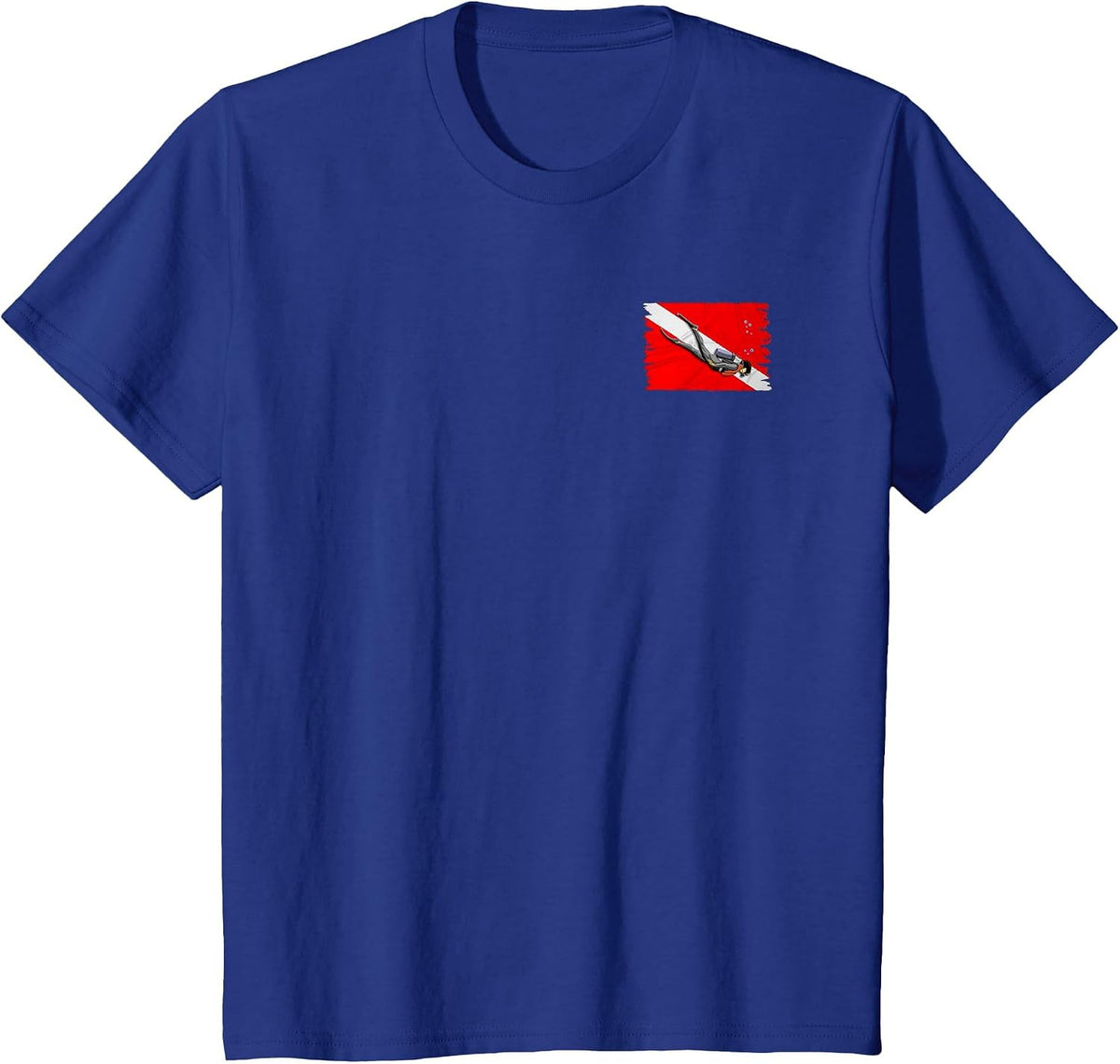Scuba Dive St. Thomas Diving Snorkeling 2-Sided T-Shirt - Royal Blue