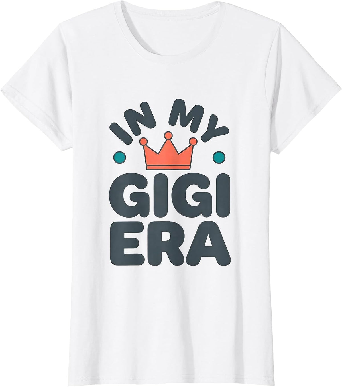 In My Gigi Era Groovy Retro Mothers Day Gigi Grandma T-Shirt - White