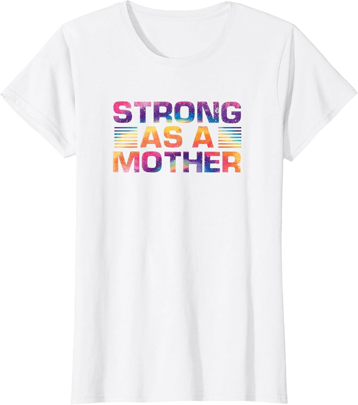 Strong As A Mother Strong Like Mom Mothers Day Workout Mom T-Shirt - White