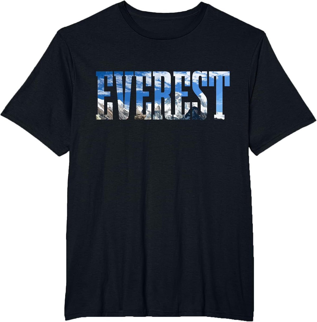 Mount Everest Expidition Mt Mountaineers T-Shirt - Black