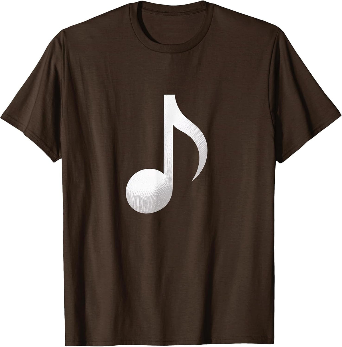 Funny Music Note Musical Clef for Funny Musicians T-Shirt - Brown