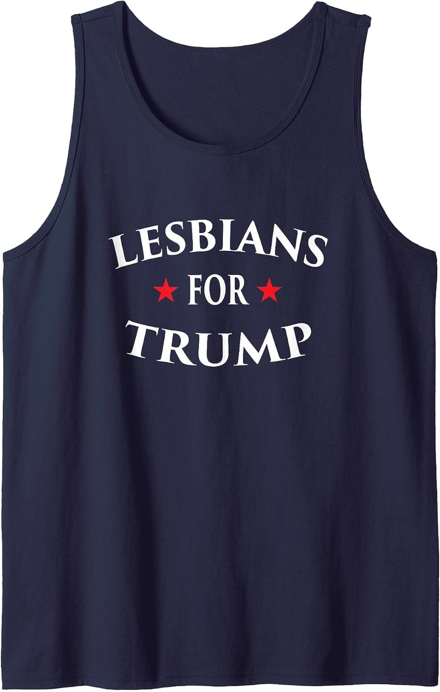 Lesbians for Trump 2020 Re Election President Vote Shirt Tank Top - Navy Blue